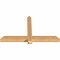 Ekena Millwork Eugene Smooth Timber Gable Bracket, Western Red Cedar, 48"W x 28"H x 3 1/2"D x 3 1/2"F, 14/12 Pitch GBW048X28X0404EUG00SWR - alternate 2